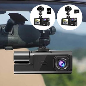 DriveVision | 1080P Dual-Lens WiFi Dashcam Recorder