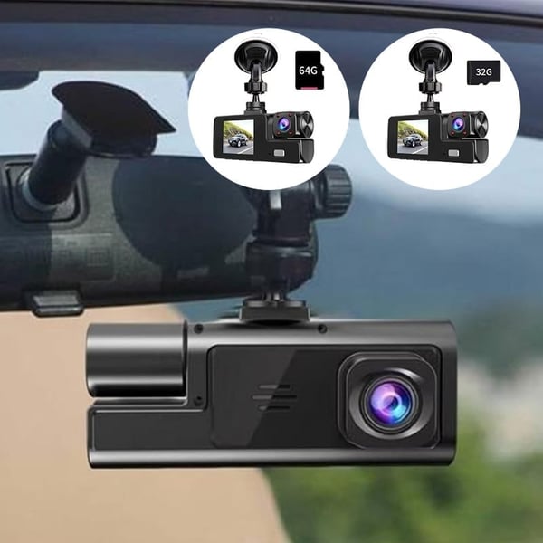 DriveVision | 1080P Dual-Lens WiFi Dashcam Recorder