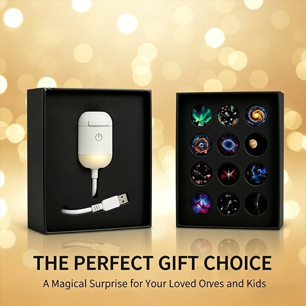 AstroLume | 6-in-1 USB Galaxy Star Projector
