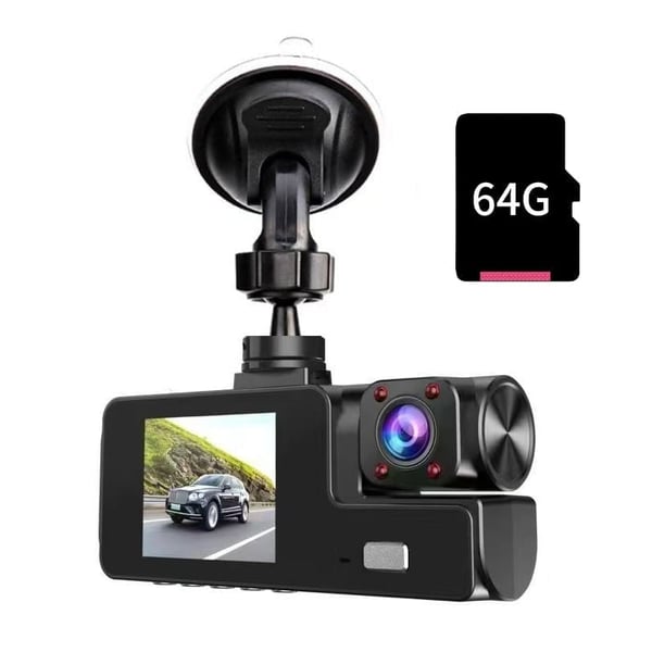 DriveVision | 1080P Dual-Lens WiFi Dashcam Recorder