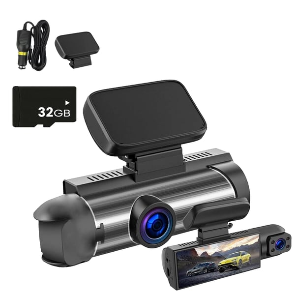 DriveScope – 4 Lens 360° Car Dash Camera System