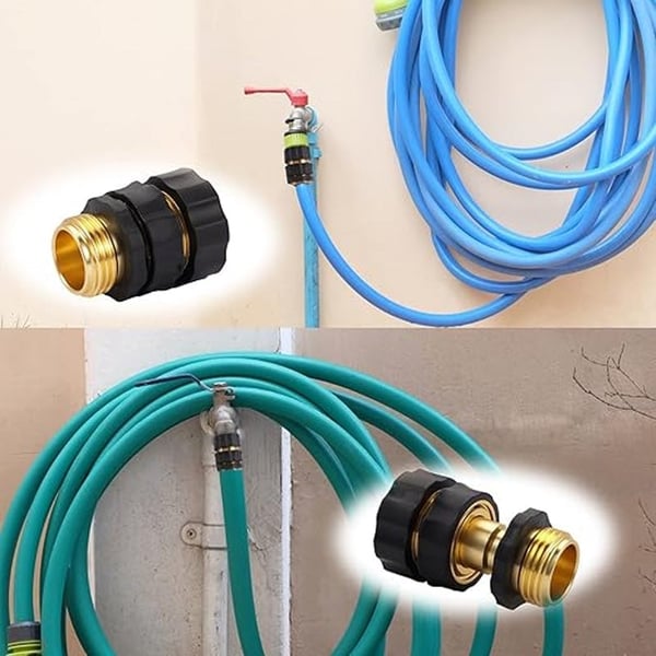HydroLock – 3/4” Garden Hose Fast Connector Kit