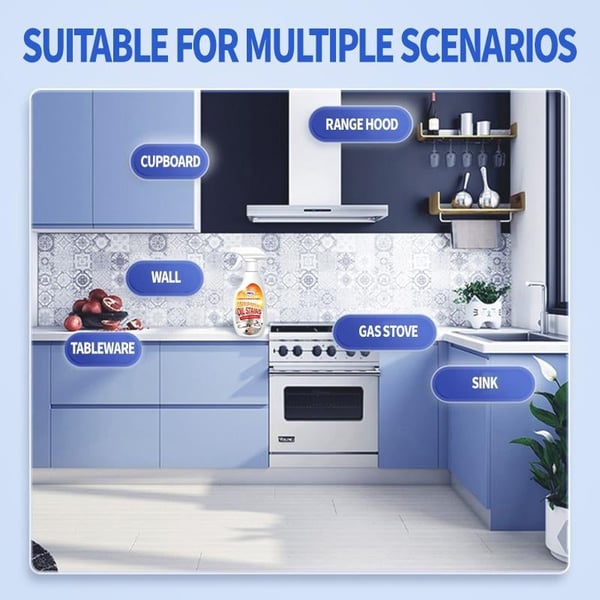SparkleKitchen – Heavy Duty Degreasing Foam