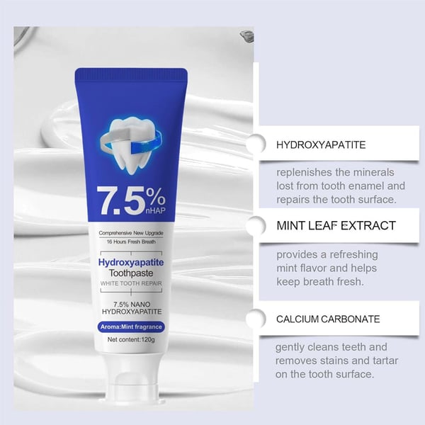 PearlGuard – 7.5% Nano Hydroxyapatite Toothpaste