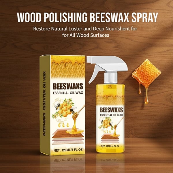 WoodAura – Natural Beeswax Floor Shine Spray