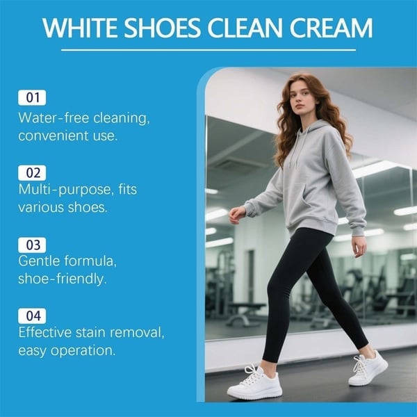 ShoeGlow – Quick-Use No-Water Shoe Cleaner Cream
