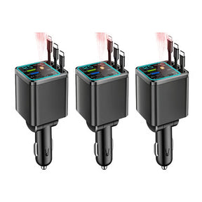 ChargeFlow Pro | 7-in-1 Retractable Car Power Hub