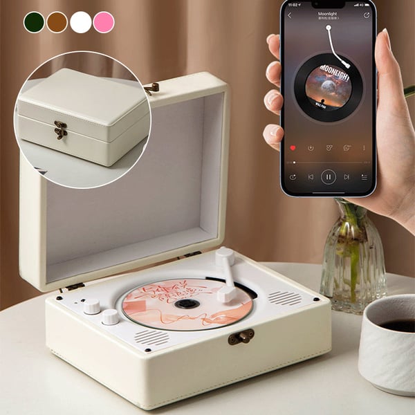 EchoClassic – Vintage Style Bluetooth CD Player