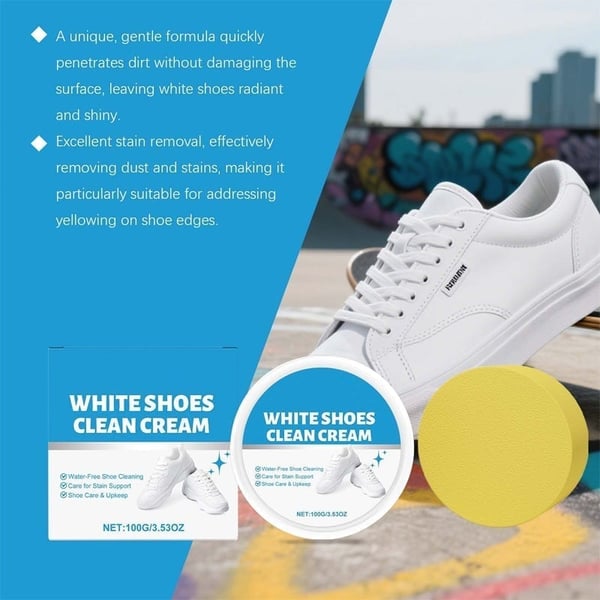ShoeGlow – Quick-Use No-Water Shoe Cleaner Cream