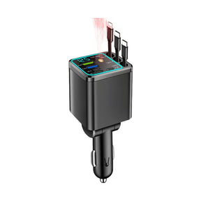 ChargeFlow Pro | 7-in-1 Retractable Car Power Hub