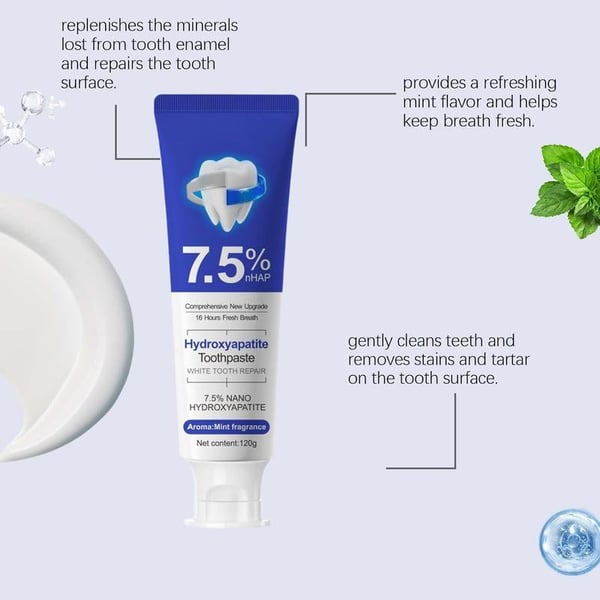 PearlGuard – 7.5% Nano Hydroxyapatite Toothpaste
