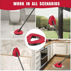 FloorMaster – Triangular Disc Rotating Mop Brush