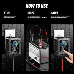 AutoSense – 6V/12V Intelligent Voltage Recognition Charger