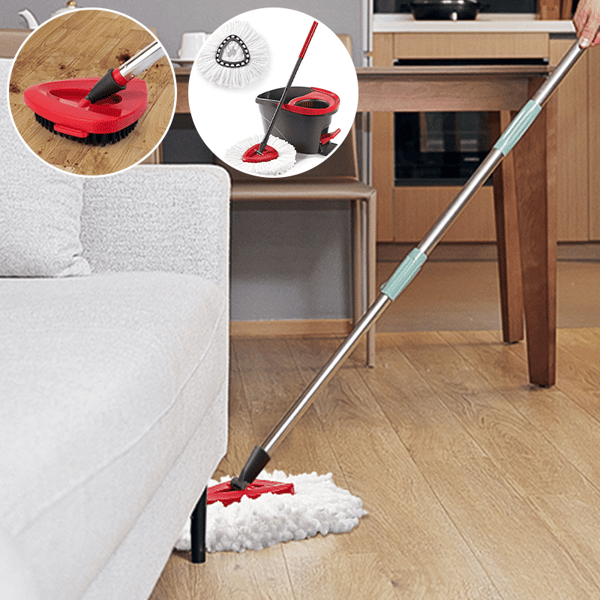 FloorMaster – Triangular Disc Rotating Mop Brush