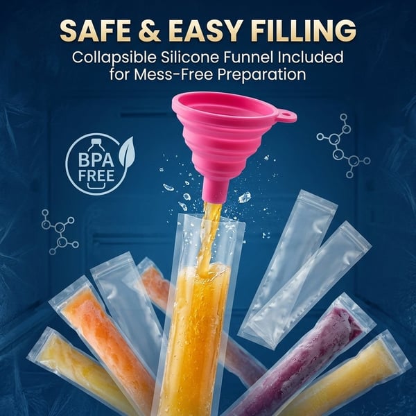 FrostBite – Easy Fill Disposable Ice Pop Molds
