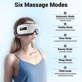 CalmGaze – Heated Eye Massager with Audio Therapy