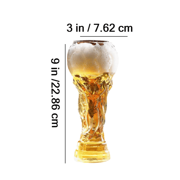 TrophySip – Soccer Champion Beer Glass