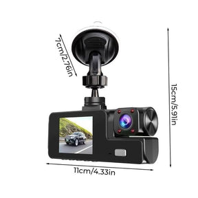 DriveVision | 1080P Dual-Lens WiFi Dashcam Recorder