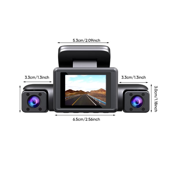 DriveScope – 4 Lens 360° Car Dash Camera System