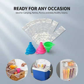FrostBite – Easy Fill Disposable Ice Pop Molds