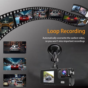 DriveVision | 1080P Dual-Lens WiFi Dashcam Recorder