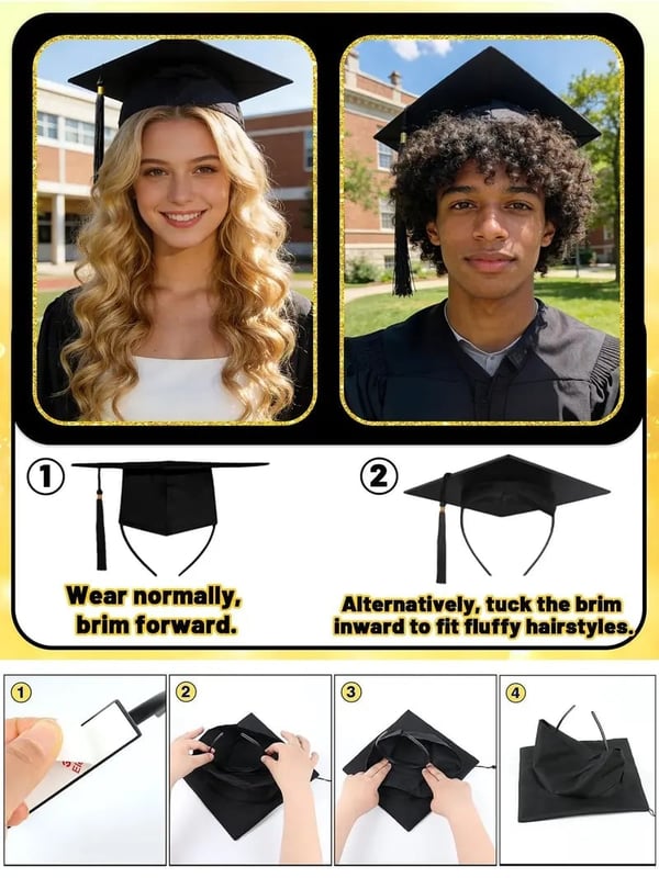 SmartGrad – Graduation Cap Stability Headband Insert