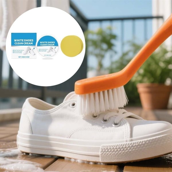 ShoeGlow – Quick-Use No-Water Shoe Cleaner Cream