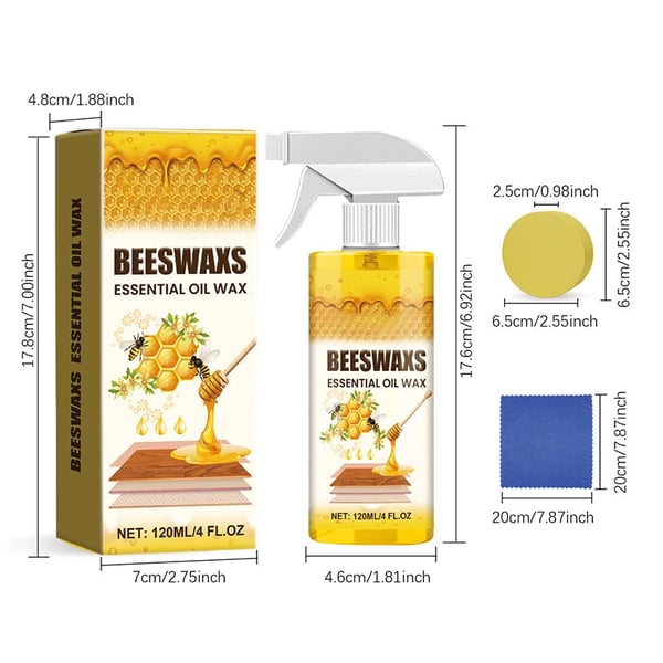 WoodAura – Natural Beeswax Floor Shine Spray