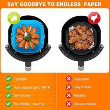 CrispMate – Non Stick Silicone Air Fryer Baking Tray