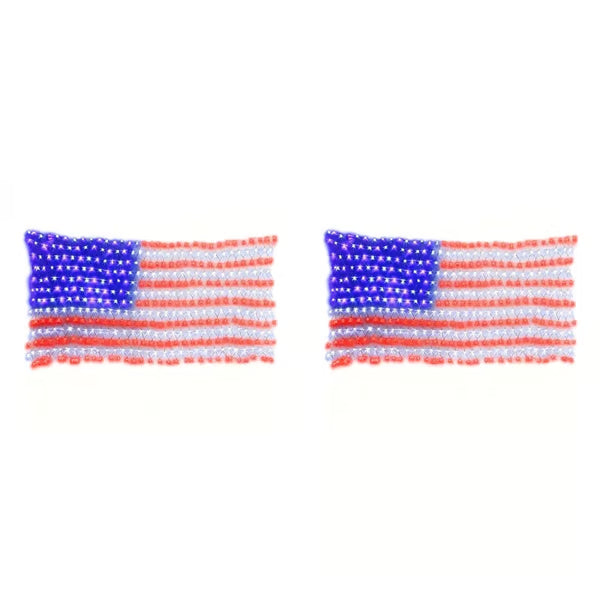 HonorBeam – Outdoor American Flag Net Lights