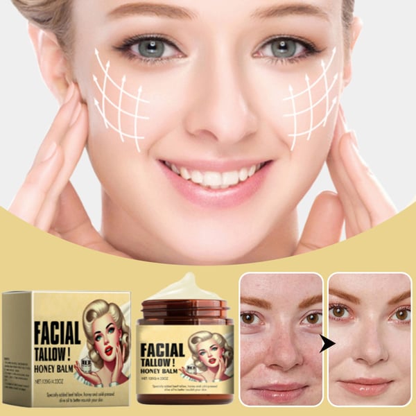 PureGlow – Facial Tallow & Honey Balm