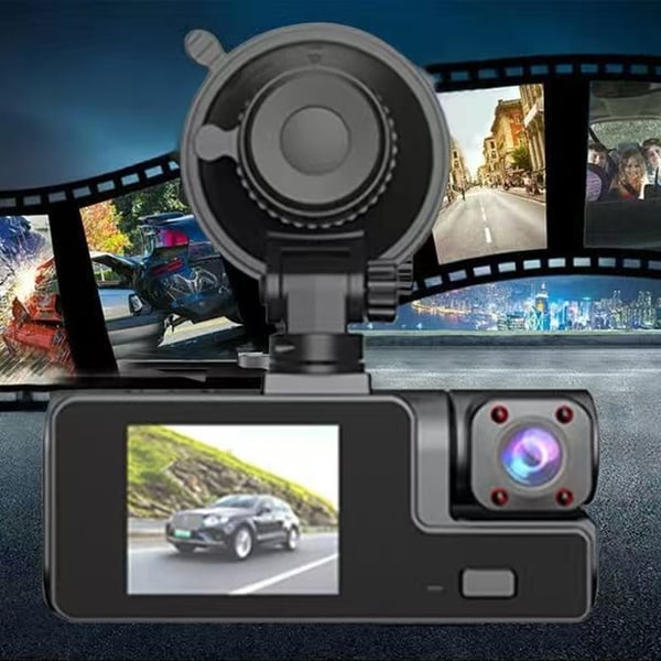 DriveVision | 1080P Dual-Lens WiFi Dashcam Recorder