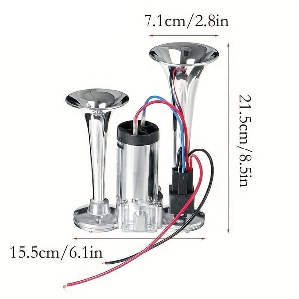 RoadGuard – 600DB Power Horn Universal 12V Fit