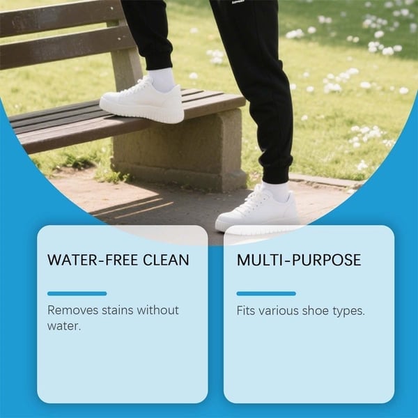 ShoeGlow – Quick-Use No-Water Shoe Cleaner Cream
