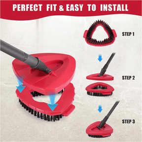 FloorMaster – Triangular Disc Rotating Mop Brush