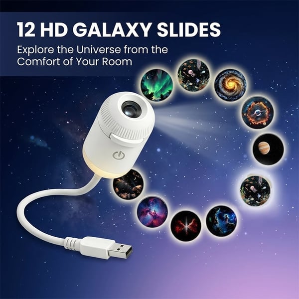 AstroLume | 6-in-1 USB Galaxy Star Projector