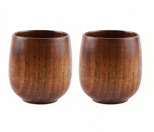 WoodLuxe – Charred Jujube Wood Artisan Cups