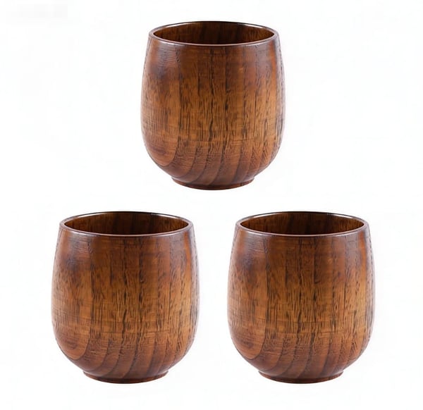 WoodLuxe – Charred Jujube Wood Artisan Cups
