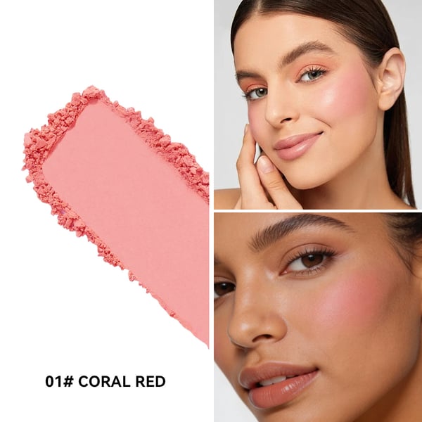 GlowLux – Matte Blush with Shimmering Highlighter