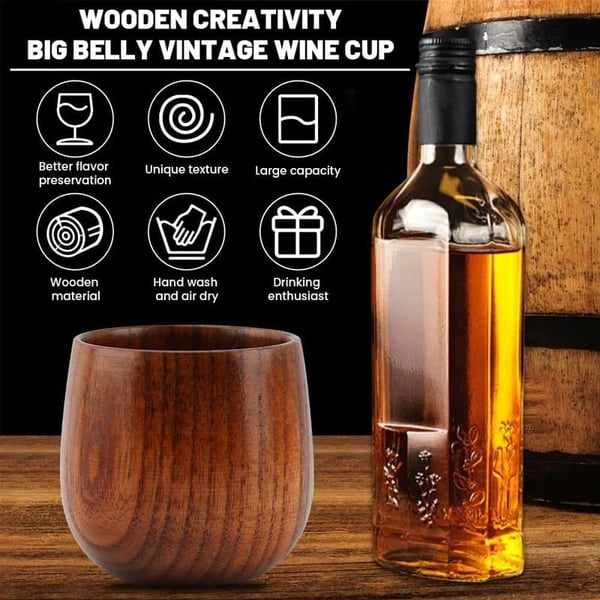 WoodLuxe – Charred Jujube Wood Artisan Cups