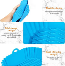 CrispMate – Non Stick Silicone Air Fryer Baking Tray