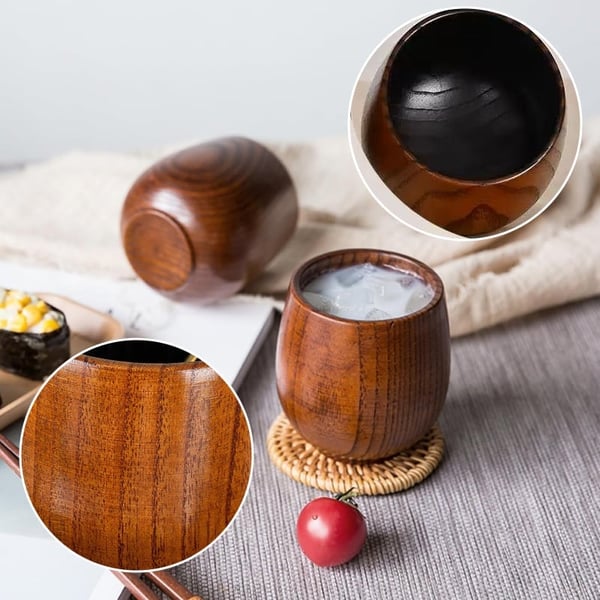 WoodLuxe – Charred Jujube Wood Artisan Cups