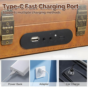 EchoClassic – Vintage Style Bluetooth CD Player
