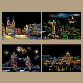 MindCanvas – Relaxing Scratch & Sketch City Collection