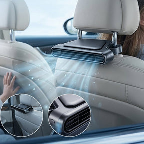 CoolDrive – Headrest Fan Car Dual Turbo Cooling System