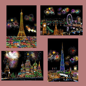 MindCanvas – Relaxing Scratch & Sketch City Collection