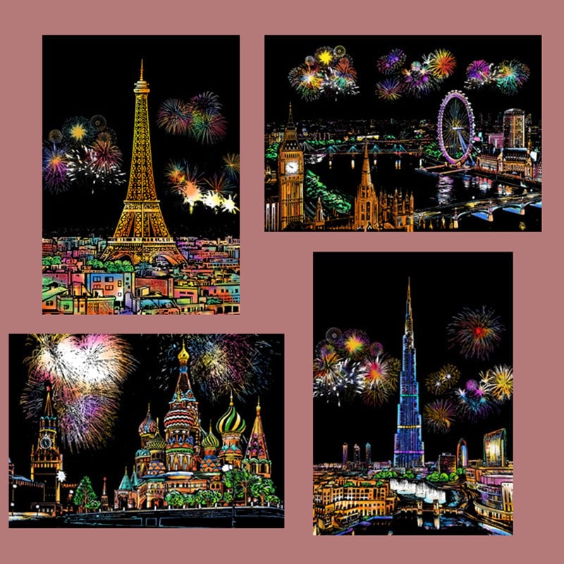 MindCanvas – Relaxing Scratch & Sketch City Collection