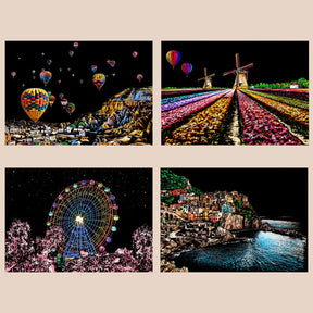 MindCanvas – Relaxing Scratch & Sketch City Collection