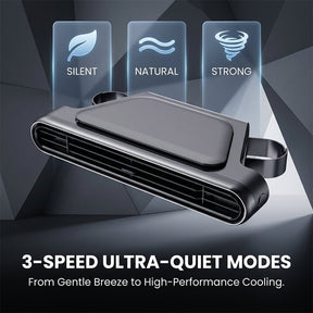 CoolDrive – Headrest Fan Car Dual Turbo Cooling System