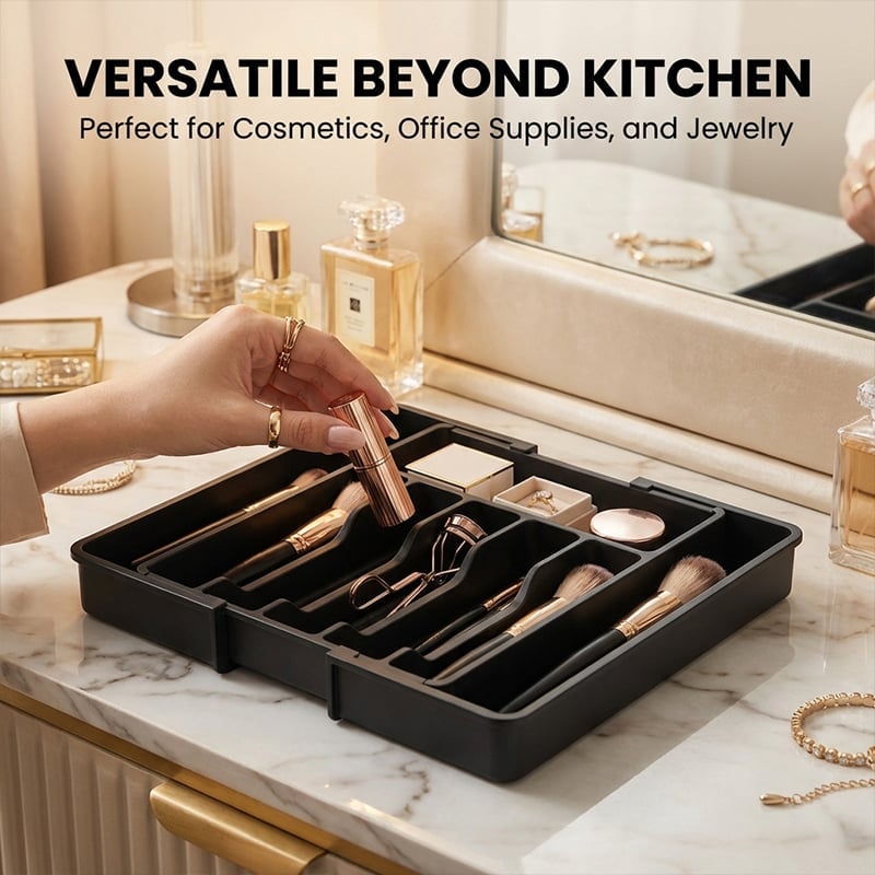 FlexiSort – Expandable Drawer Organizer